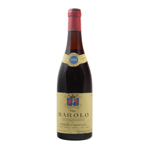 BAROLO 1962 GIORGIO CARNEVALE GRANDI BOTTIGLIE