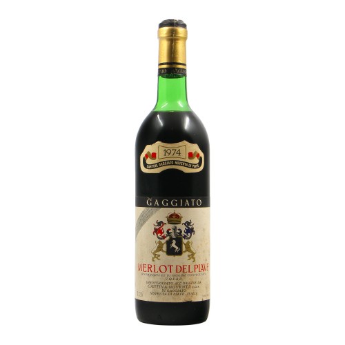 MERLOT DEL PIAVE 1974 GAGGIATO Grandi Bottiglie