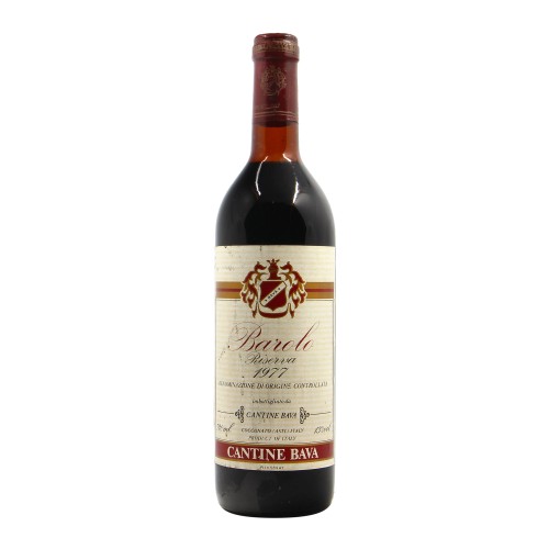 BAROLO RISERVA 1977 BAVA GRANDI BOTTIGLIE