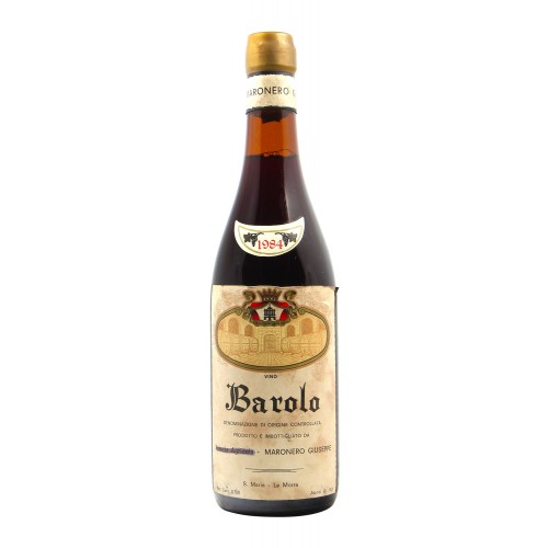 BAROLO 1984 MARONERO GIUSEPPE GRANDI BOTTIGLIE