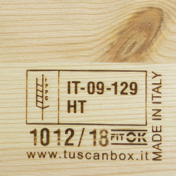 Cassetta in legno per vino personalizzata con targa in metallo - 1 bottiglia - mozart WINE ATTACH