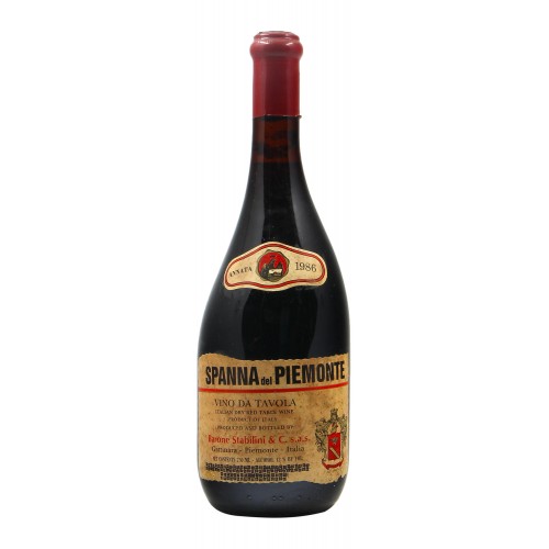 SPANNA DEL PIEMONTE 1986 BARONE STABILINI Grandi Bottiglie