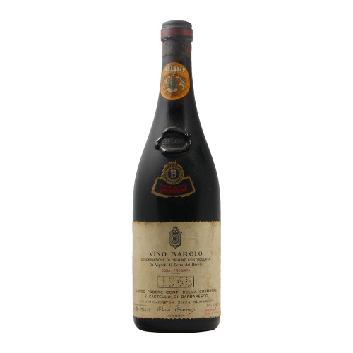 BAROLO RISERVA SPECIALE CREMOSINA 1965 BERSANO GRANDI BOTTIGLIE