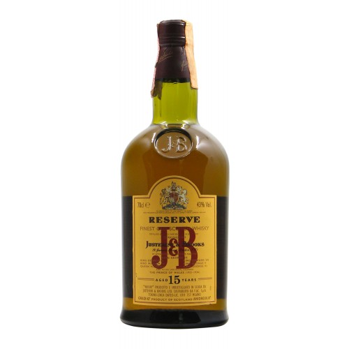 J&B WHISKY 15Y0 70CL NV JUSTERINI BROOKS Grandi Bottiglie