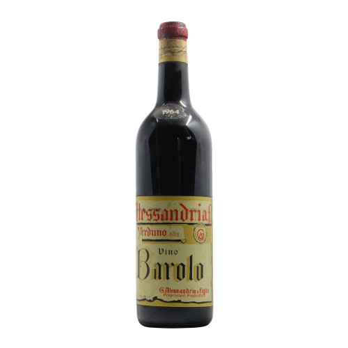 Barolo 1964 ALESSANDRIA GIUSEPPE GRANDI BOTTIGLIE