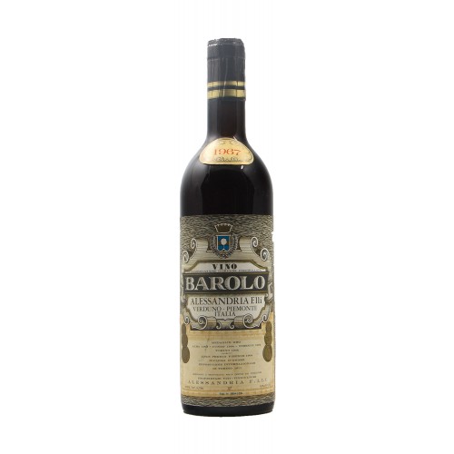 Barolo 1967 ALESSANDRIA GIUSEPPE GRANDI BOTTIGLIE