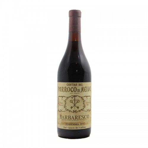 BARBARESCO VIGNETO GALLINA 1973 CANTINA DEL PARROCO DI NEIVE Grandi Bottiglie