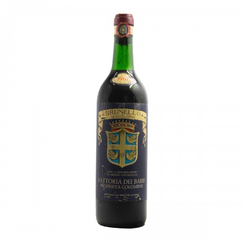 BRUNELLO DI MONTALCINO CLEAR COLOR 1967 FATTORIA DEI BARBI Grandi Bottiglie