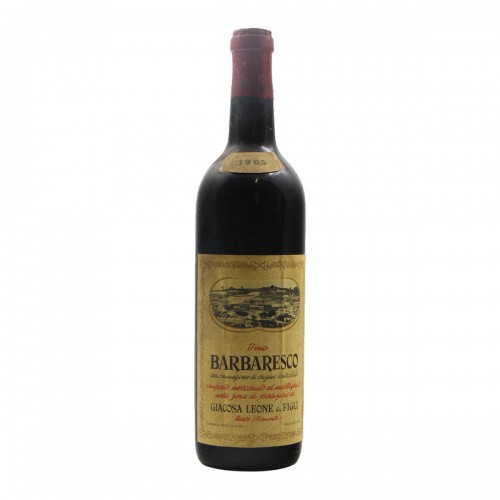 Barbaresco 1965 GIACOSA LEONE GRANDI BOTTIGLIE