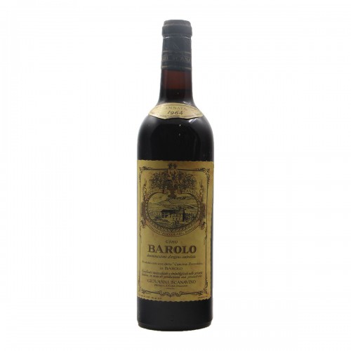 BAROLO CASCINA ZOCCOLAIO 1964 SCANAVINO Grandi Bottiglie