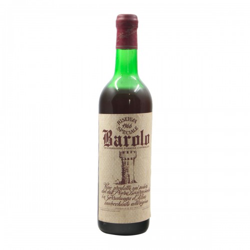 BAROLO RISERVA SPECIALE CLEAR COLOUR LOW LEVEL 1966 CANTINE