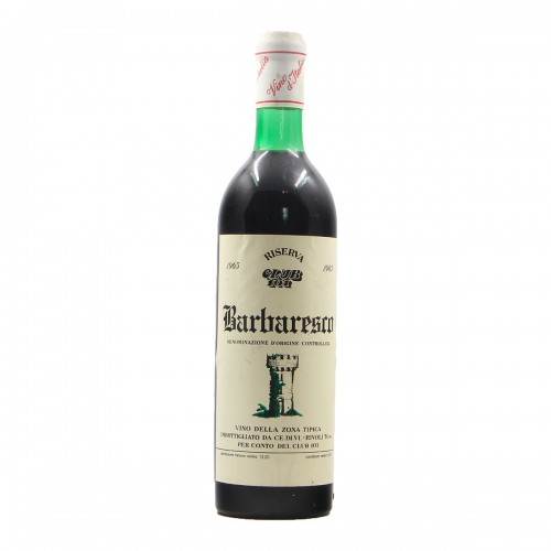 BARBARESCO RISERVA 1965 CE.DI.VI GRANDI BOTTIGLIE