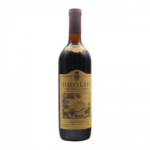 CHIANTI CLASSICO CASTELLO BROLIO 1983 BARONE RICASOLI Grandi Bottiglie