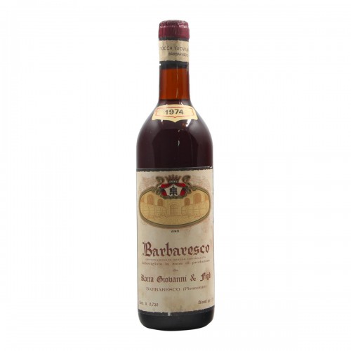 BARBARESCO 1974 ROCCA GIOVANNI GRANDI BOTTIGLIE