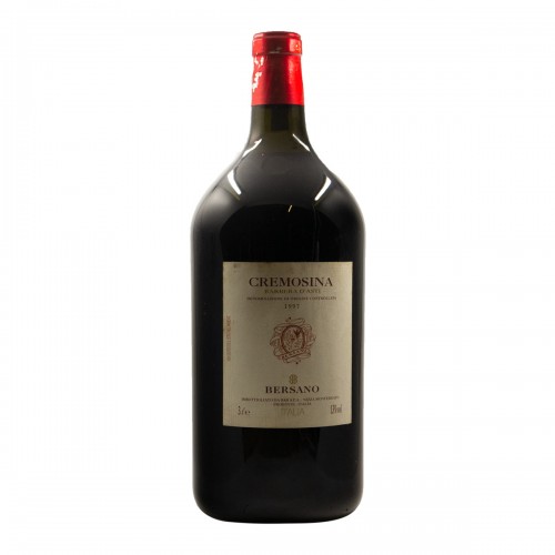 BARBERA D'ASTI CREMOSINA DOUBLE MAGNUM 3,78L 1997 BERSANO Grandi Bottiglie