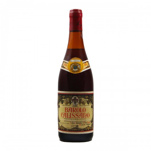 BAROLO CAPSULA ROVINATA 1970 CALISSANO Grandi Bottiglie