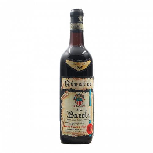 Barolo Riserva Speciale 1967 RIVETTO ERCOLE GRANDI BOTTIGLIE