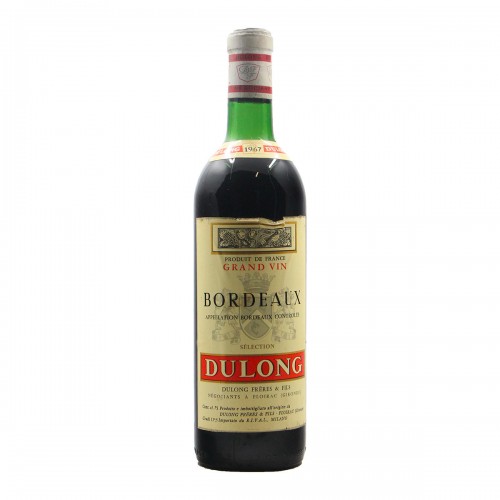 BORDEAUX ROUGE 1967 DULONG Grandi Bottiglie