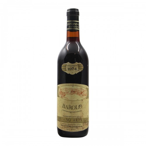 Barolo 1974 ADRIANO ALFREDO GRANDI BOTTIGLIE