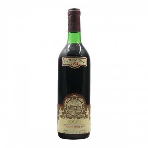 VALPOLICELLA CLASSICO SUPERIORE 1974 CANTINA SOCIALE DELLA VALPOLICELLA Grandi Bottiglie