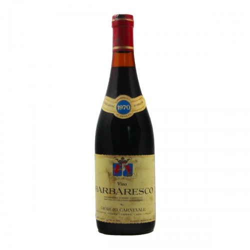 BARBARESCO 1970 GIORGIO CARNEVALE Grandi Bottiglie