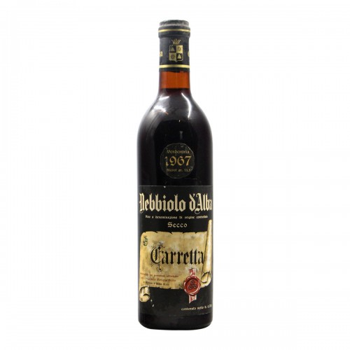 NEBBIOLO D'ALBA 1967 TENUTA CARRETTA Grandi Bottiglie