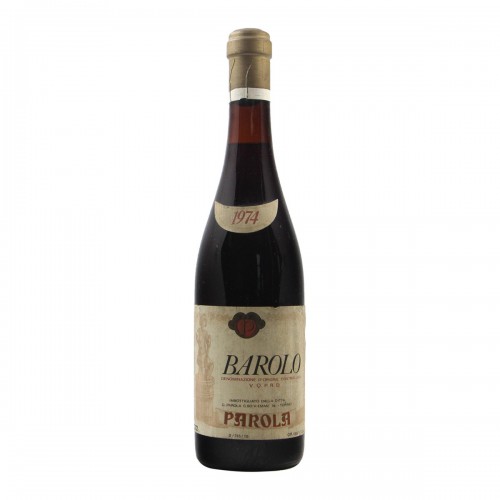 Barolo 1974 PAROLA GRANDI BOTTIGLIE