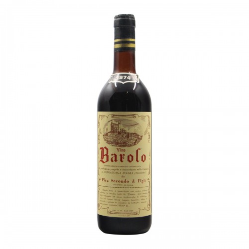 BAROLO 1974 PIRA SECONDO GRANDI BOTTIGLIE