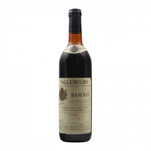 Barolo 1974 VALLEBELBO GRANDI BOTTIGLIE