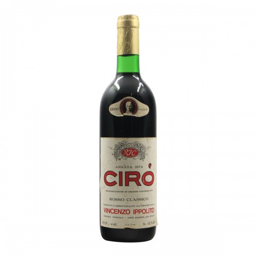 CIRO' ROSSO CLASSICO 1974 IPPOLITO VINCENZO Grandi Bottiglie