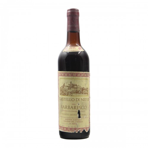 BARBARESCO LOW LEVEL 1971 CASTELLO DI NEIVE Grandi Bottiglie