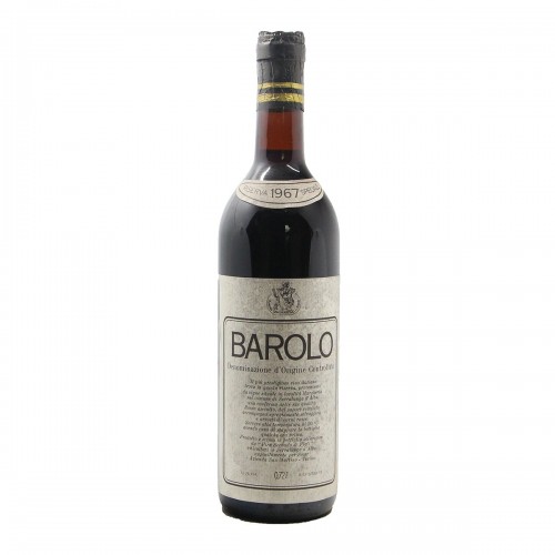 BAROLO RISERVA SPECIALE 1967 SAN MARTINO GRANDI BOTTIGLIE