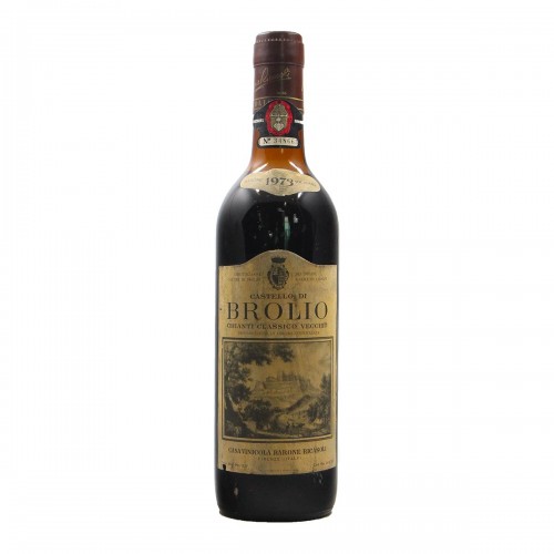 CHIANTI CLASSICO CASTELLO BROLIO 1973 BARONE RICASOLI Grandi Bottiglie