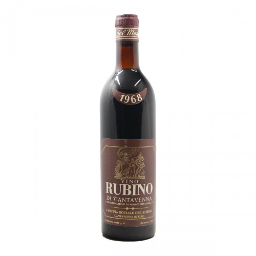 Rubino Di Cantavenna 1968 CANTINA RUBINO DI CANTAVENNA GRANDI