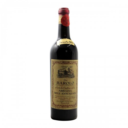 BAROLO ABBAZIA ANNUNZIATA 1962 RATTI Grandi Bottiglie