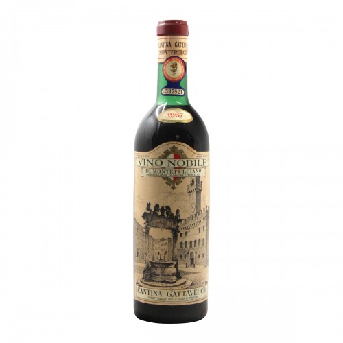 VINO NOBILE DI MONTEPULCIANO 1967 CANTINA GATTAVECCHI Grandi Bottiglie