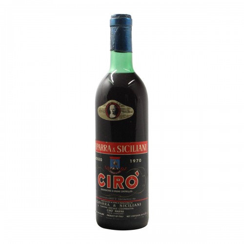 CIRO' ROSSO CLASSICO 1970 CAPARRA & SICILIANI Grandi Bottiglie