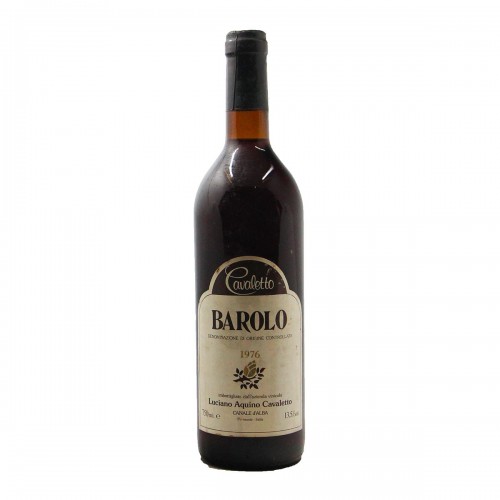 BAROLO 1976 CAVALETTO GRANDI BOTTIGLIE