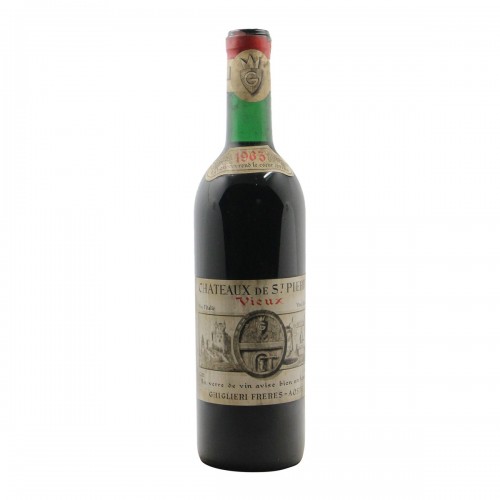 CHATEAU DE ST. PIERRE VIEUX 1963  Grandi Bottiglie