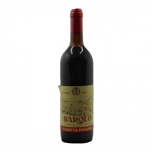 BAROLO 1979 CASETTA PAOLINO GRANDI BOTTIGLIE