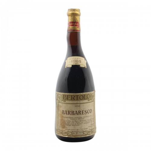 BARBARESCO RISERVA SPECIALE 1965 BERTOLO Grandi Bottiglie