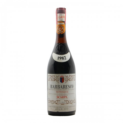 BARBARESCO TETTINEIVE 1982 SCARPA GRANDI BOTTIGLIE