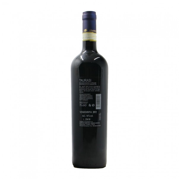 BOTTIGLIA VINO PERSONALIZZATA TAURASI 2012 ANTICHE TERRE Grandi Bottiglie