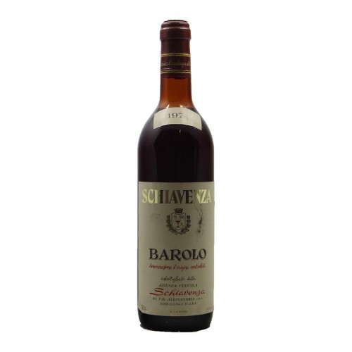 Barolo 1974 SCHIAVENZA GRANDI BOTTIGLIE