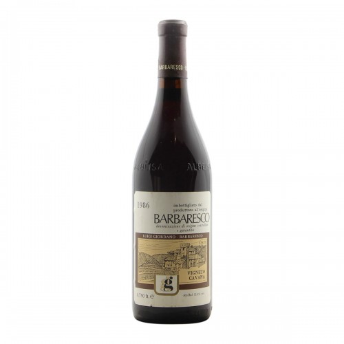 BARBARESCO VIGNETO CAVANA 1986