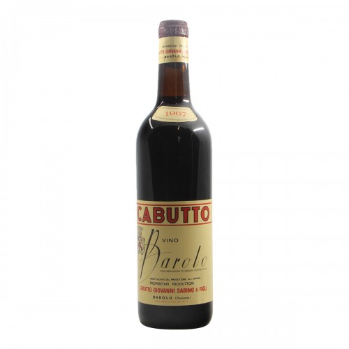 BAROLO 1967 CABUTTO Grandi Bottiglie