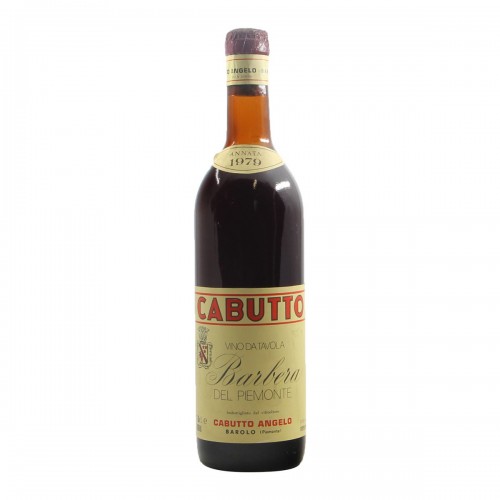 BARBERA DEL PIEMONTE 1979 CABUTTO Grandi Bottiglie