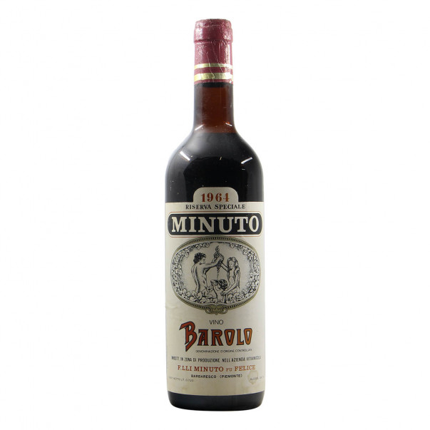 Minuto Barolo Riserva Speciale 1964 Grandi Bottiglie