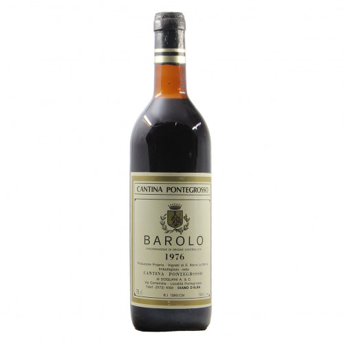 Pontegrosso Barolo 1976 Grandi Bottiglie