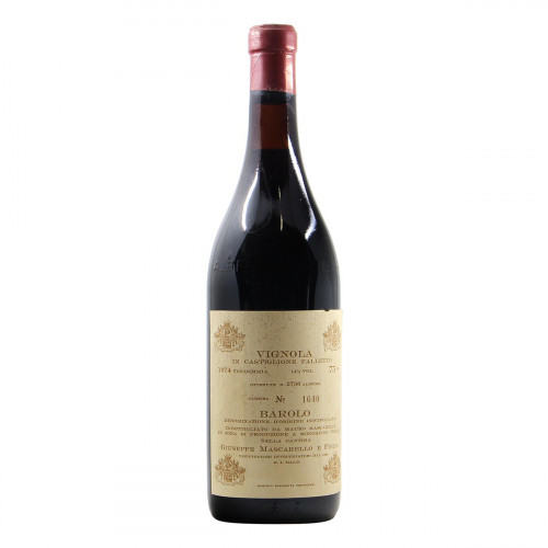 Giuseppe Mascarello Barolo Vignola 1974 Grandi Bottiglie